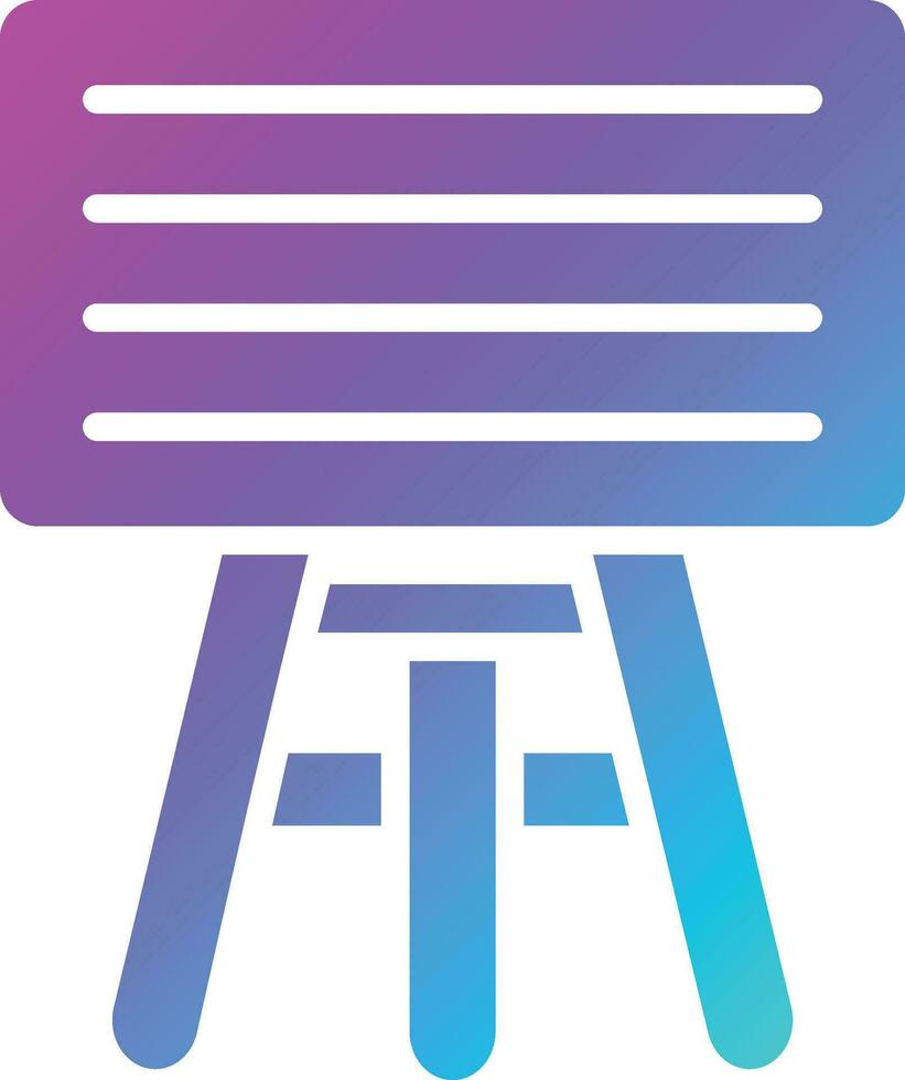 Whiteboard Vector Icon Design Illustration