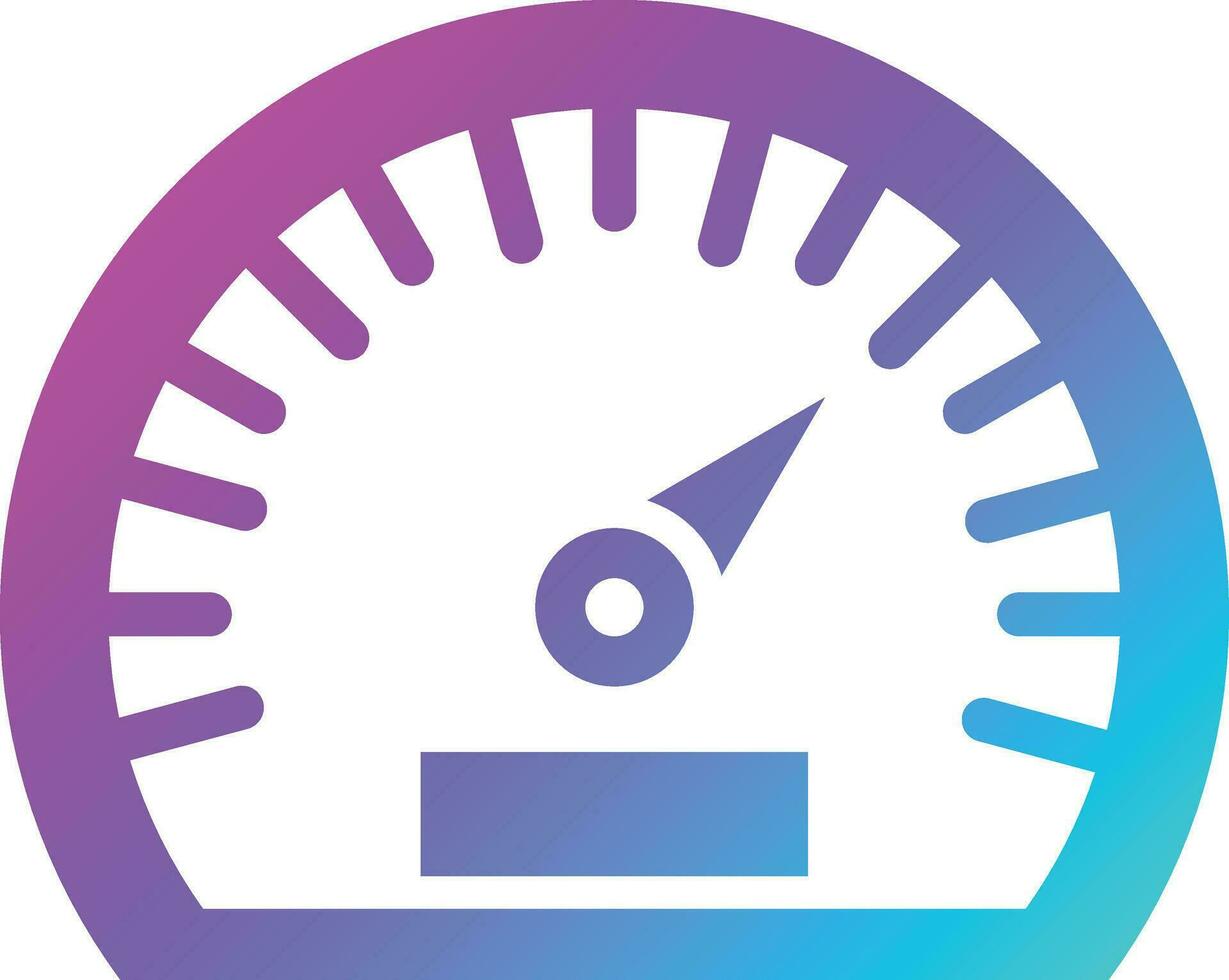 Speedometer Vector Icon Design Illustration