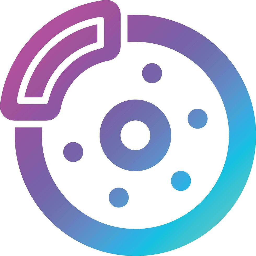 Disc break Vector Icon Design Illustration