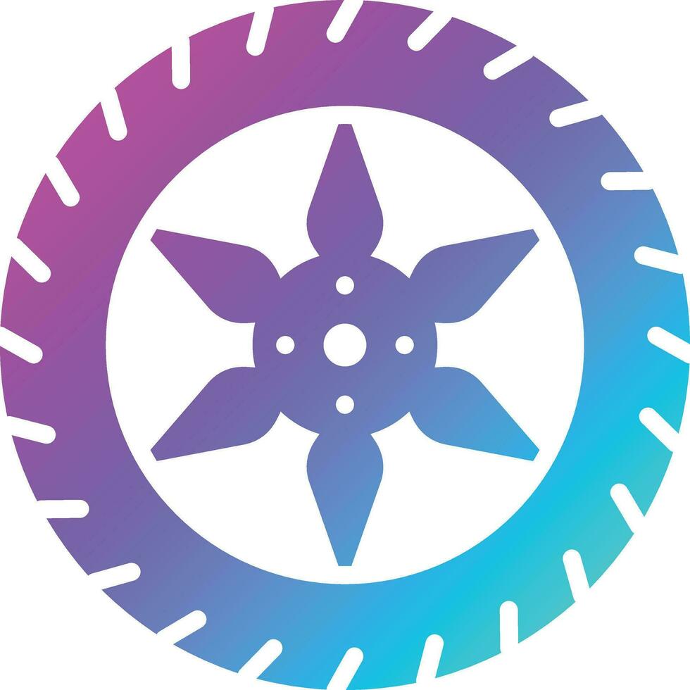 Wheel Vector Icon Design Illustration