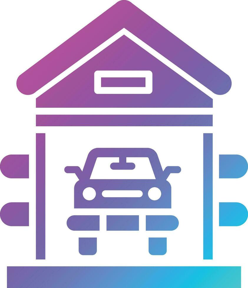 Garage Vector Icon Design Illustration