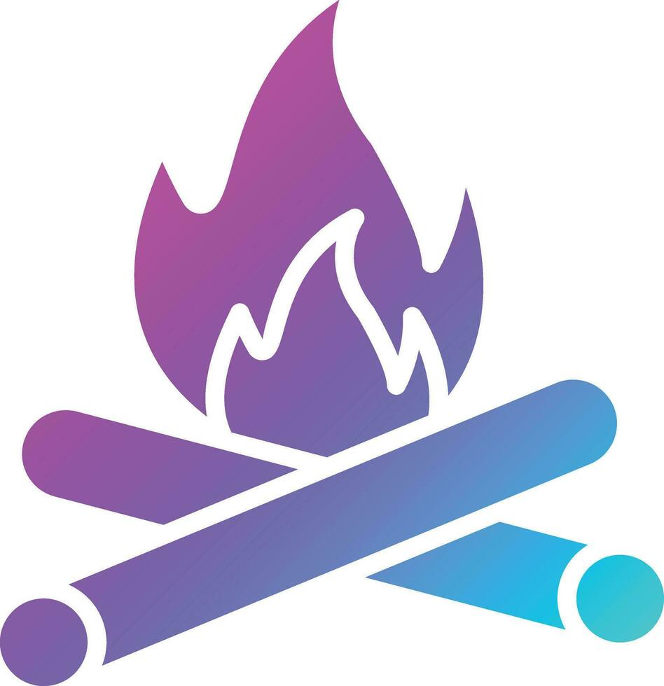 Bonfire Vector Icon Design Illustration