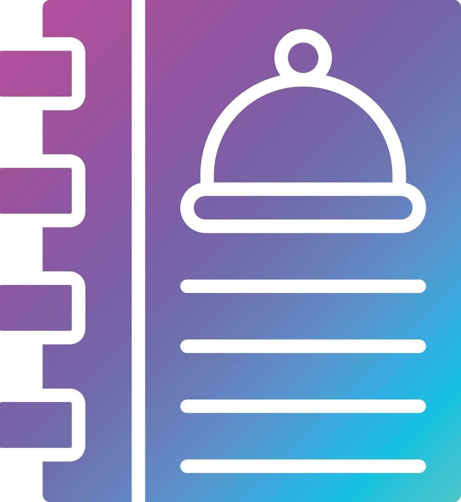 Cookbook Vector Icon Design Illustration