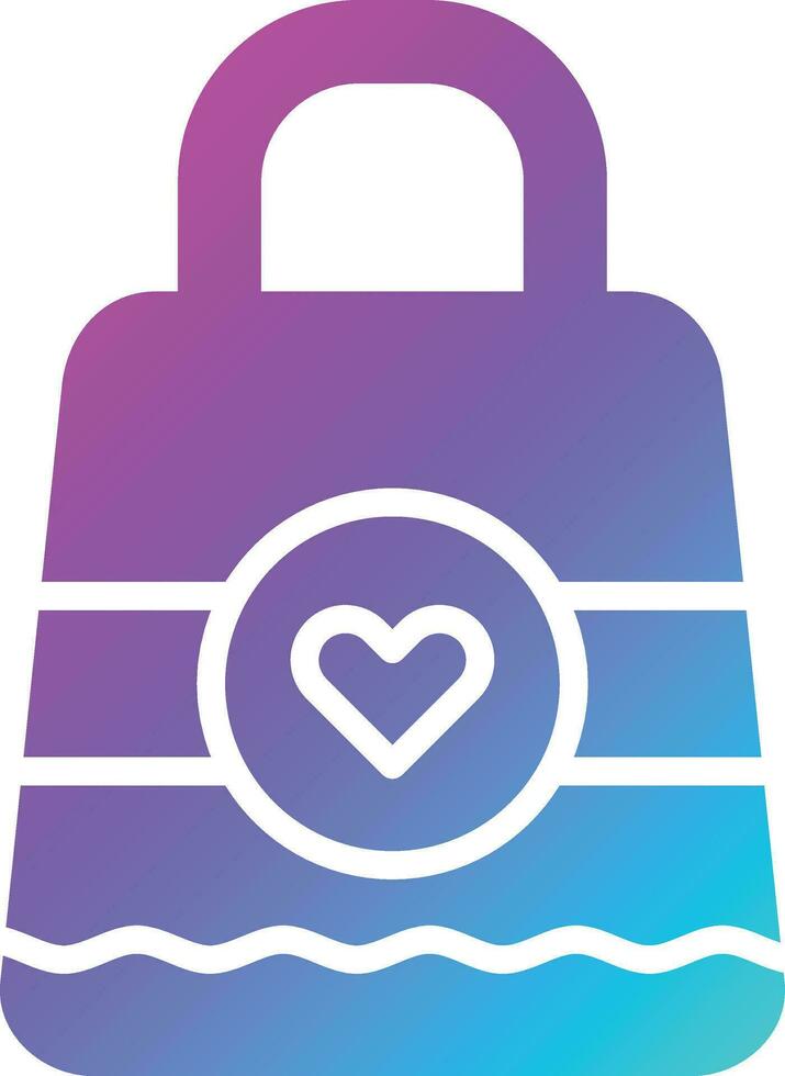 Gift bag Vector Icon Design Illustration