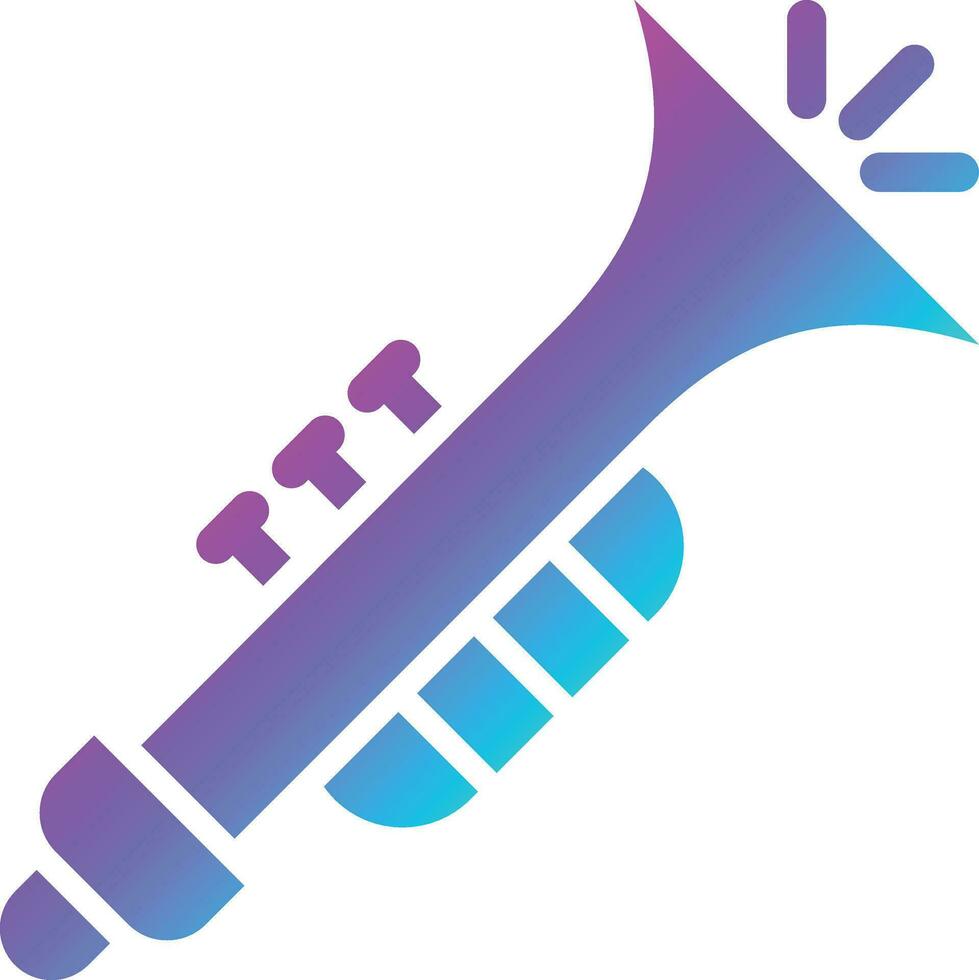 Trumpet Vector Icon Design Illustration