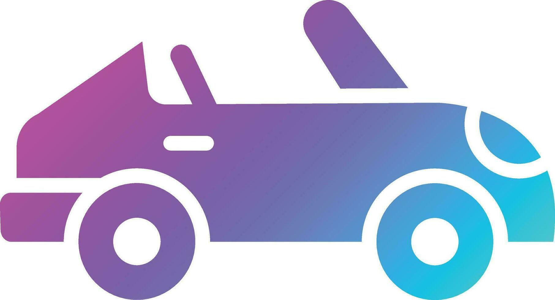 ilustración de diseño de icono de vector de coche