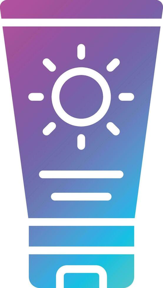 Suncream Vector Icon Design Illustration
