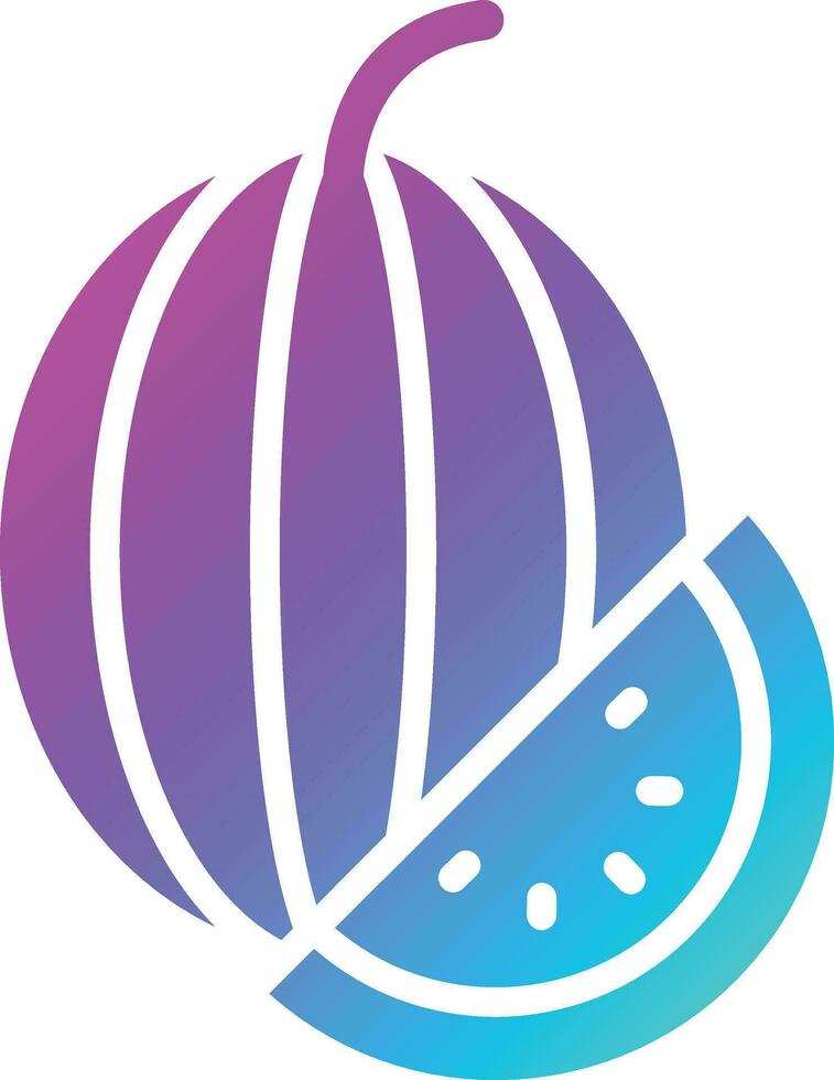 Watermelon Vector Icon Design Illustration