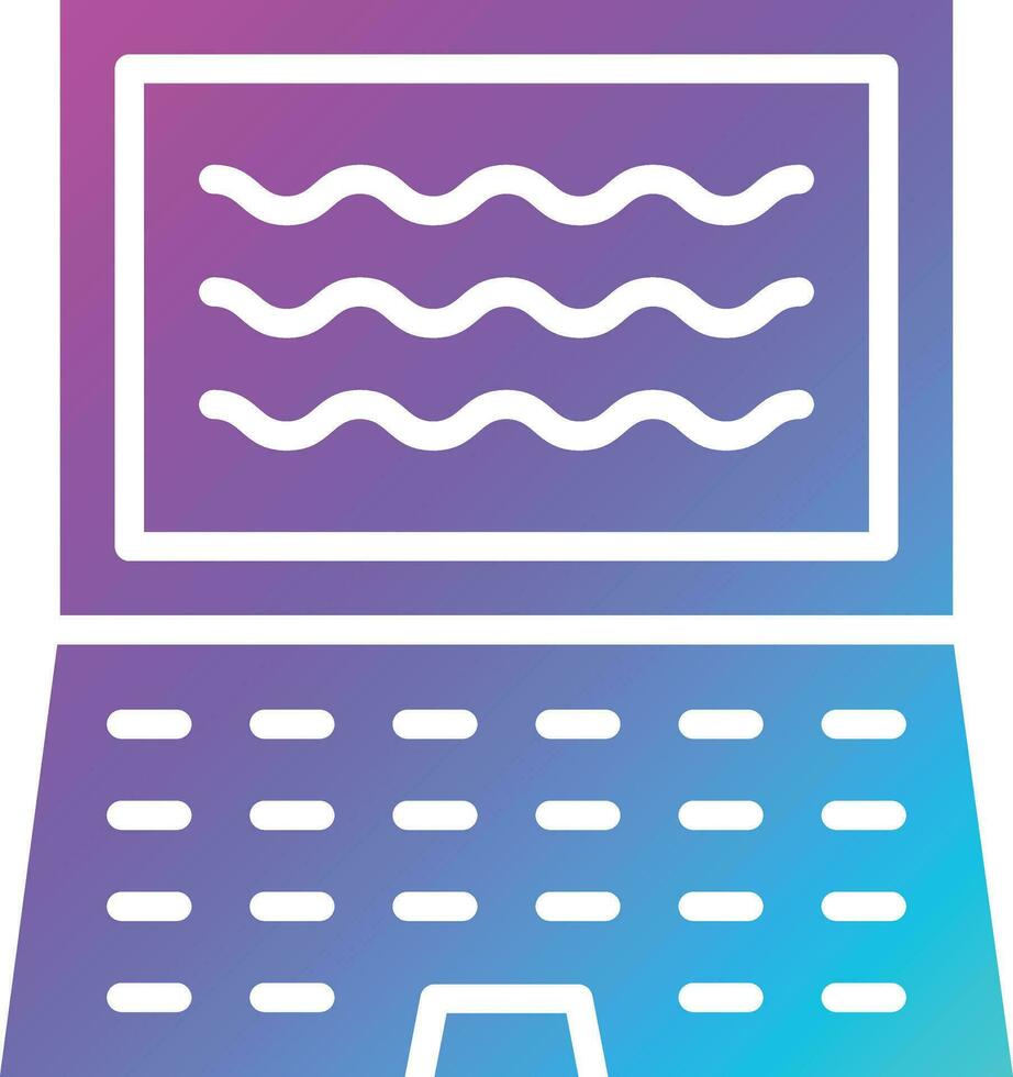 Laptop Vector Icon Design Illustration