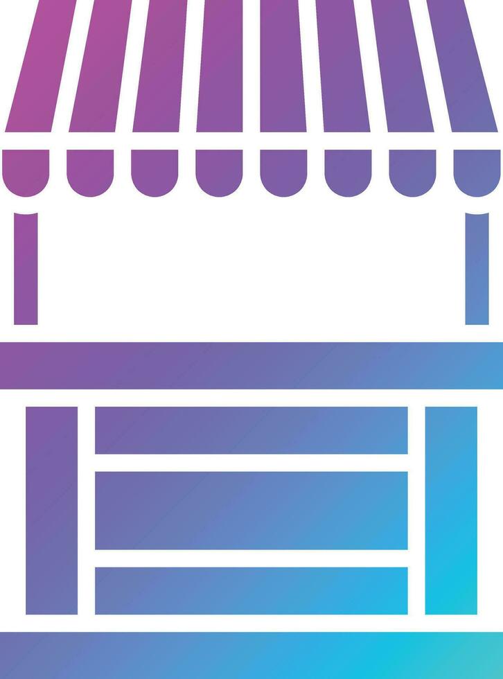 Stall Vector Icon Design Illustration