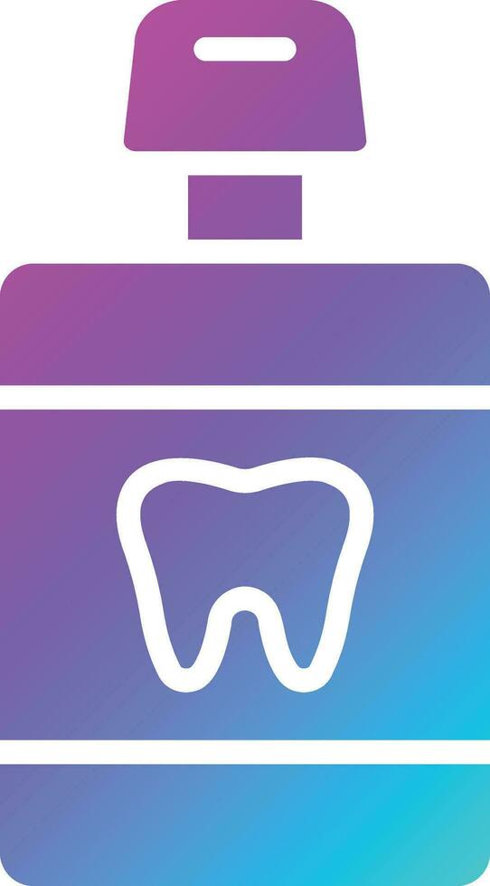 Mouthwash Vector Icon Design Illustration