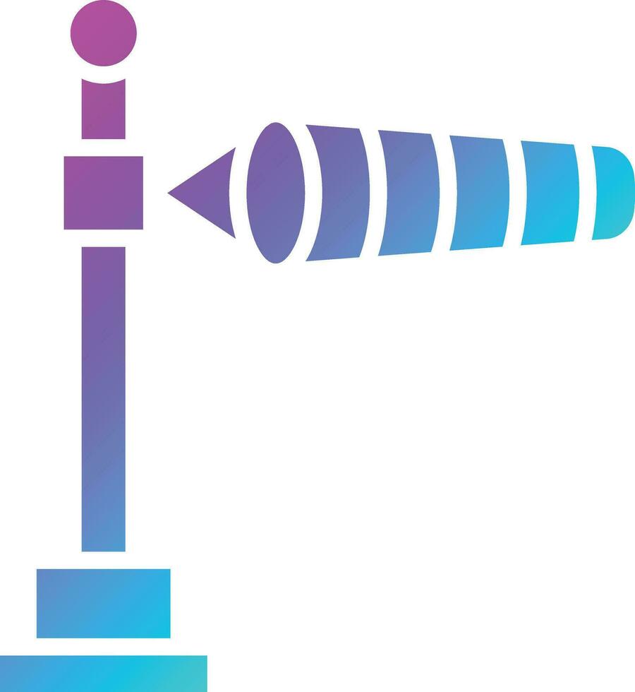 Windsock Vector Icon Design Illustration