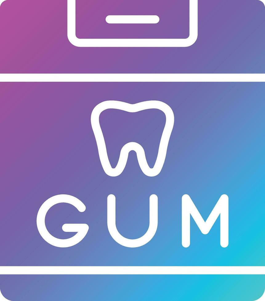 Chewing Gum Vector Icon Design Illustration