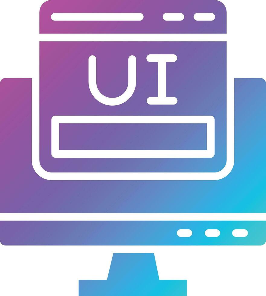 User interface Vector Icon Design Illustration