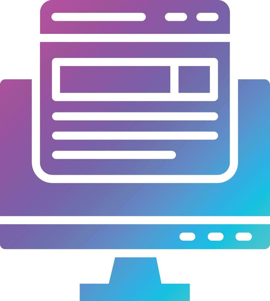 Front end Vector Icon Design Illustration