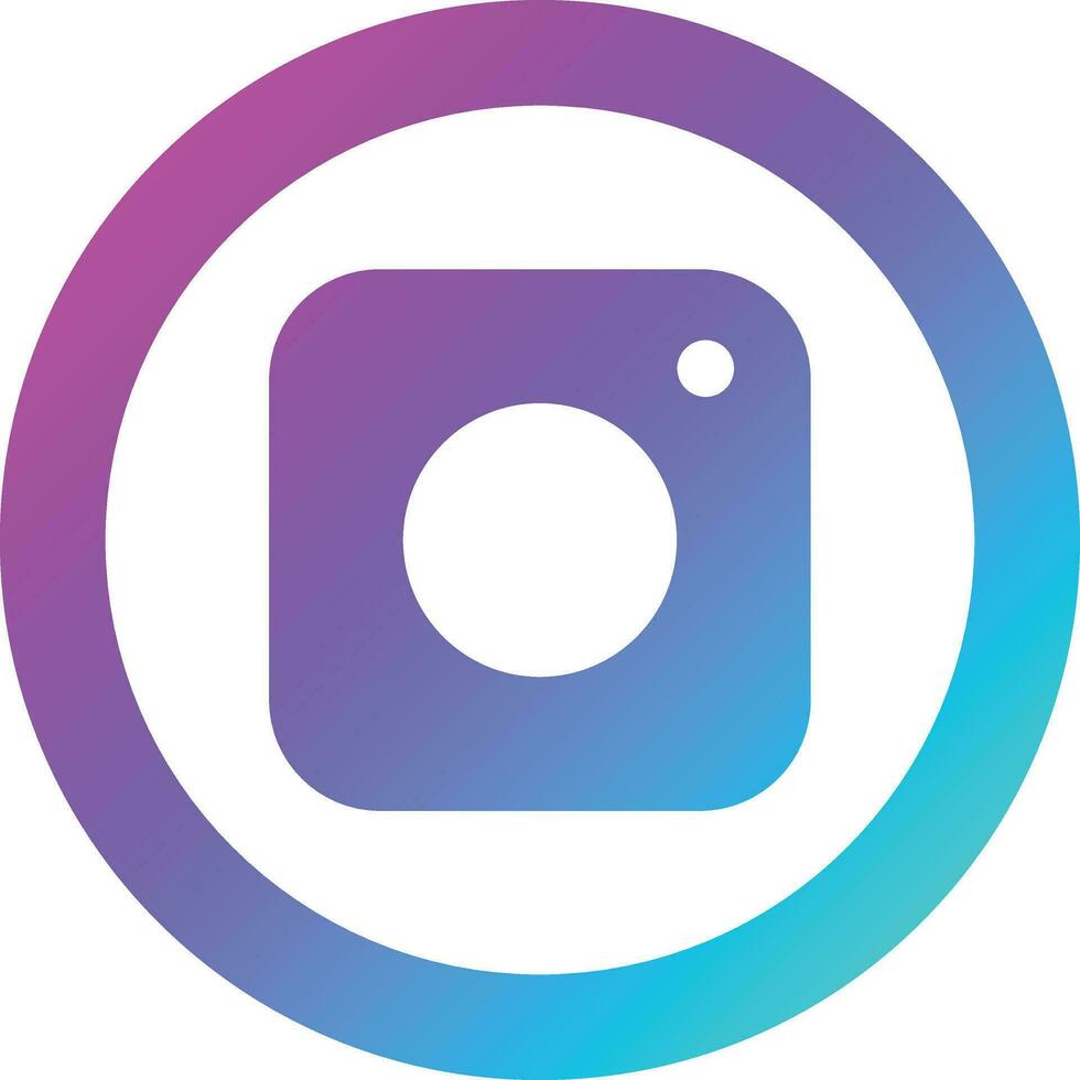 Instagram Vector Icon Design Illustration