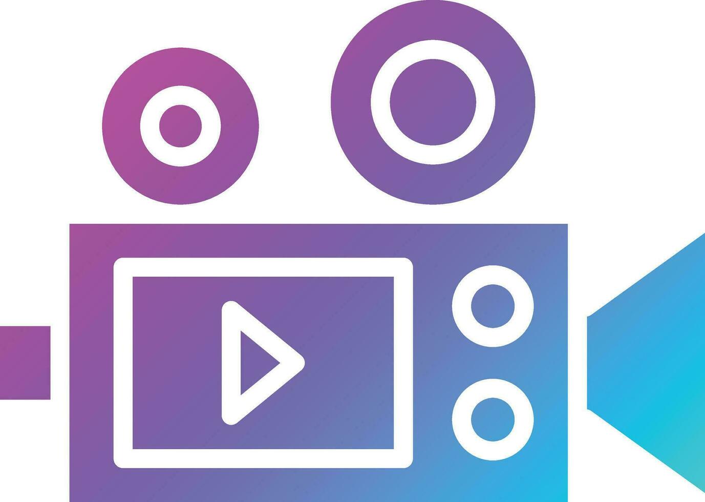 Camera record Vector Icon Design Illustration