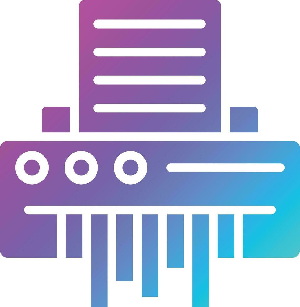 Shredder Vector Icon Design Illustration