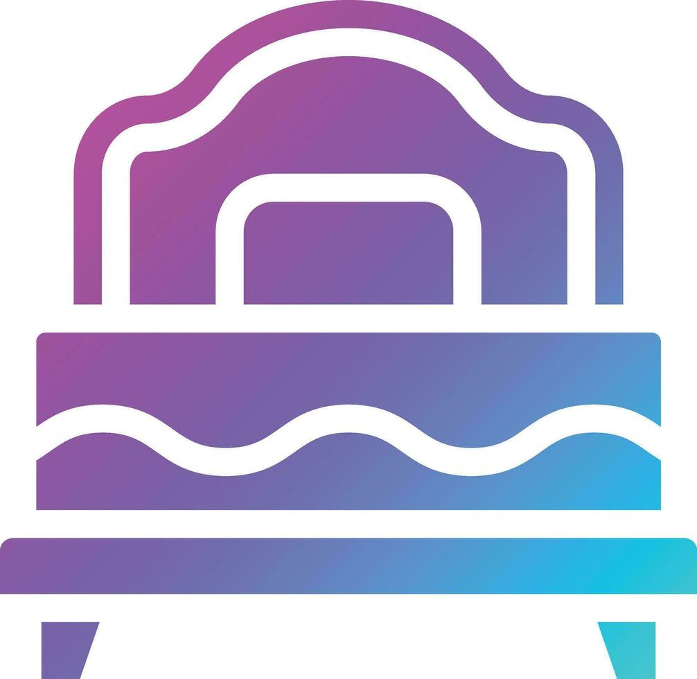 Bed Vector Icon Design Illustration