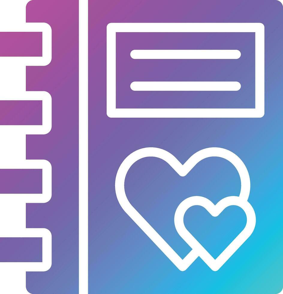 Diary Vector Icon Design Illustration