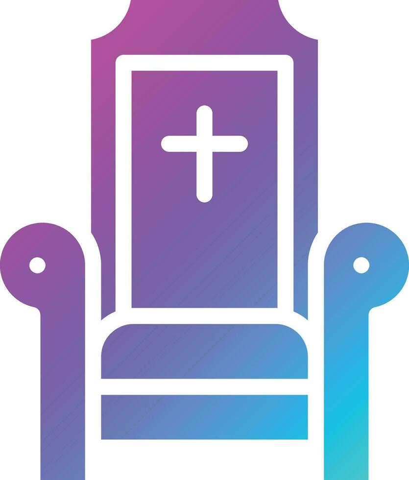 Throne Vector Icon Design Illustration