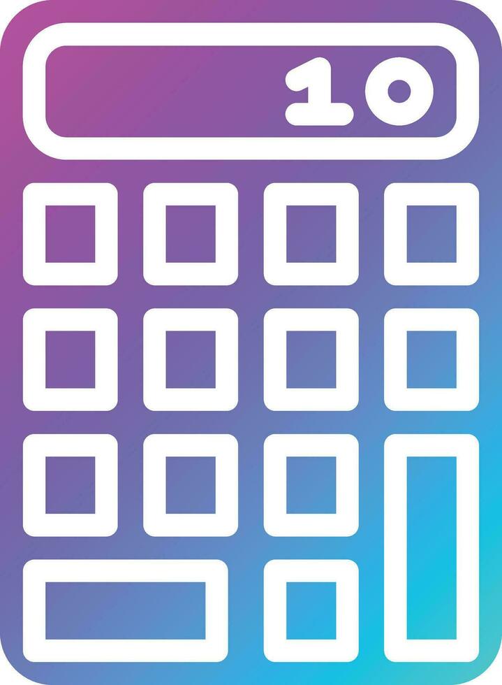 Calculator Vector Icon Design Illustration