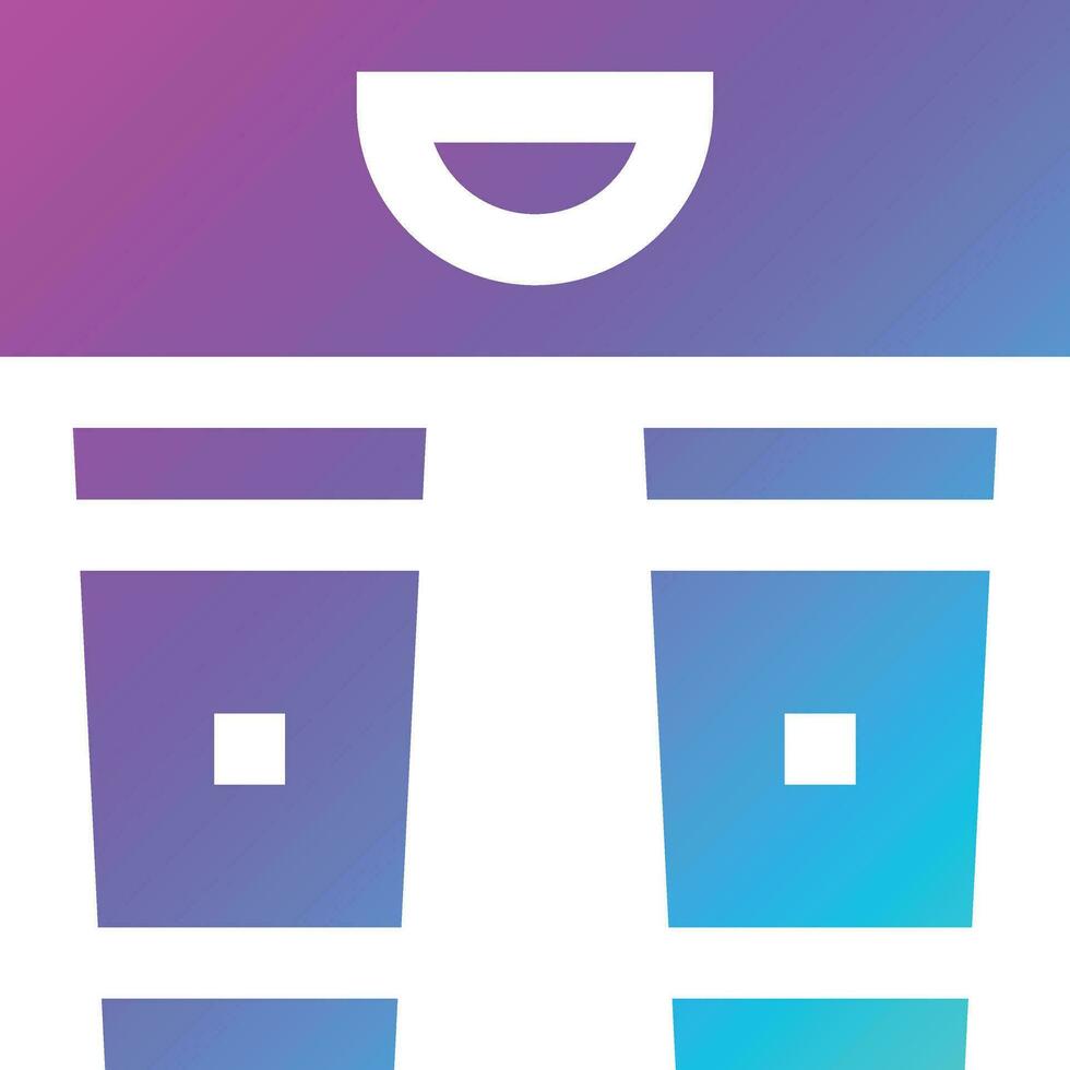 Cup Carrier Vector Icon Design Illustration