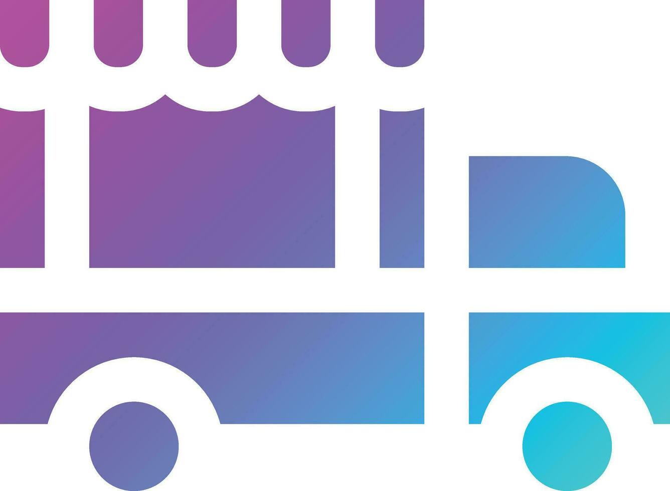 Food Truck Vector Icon Design Illustration