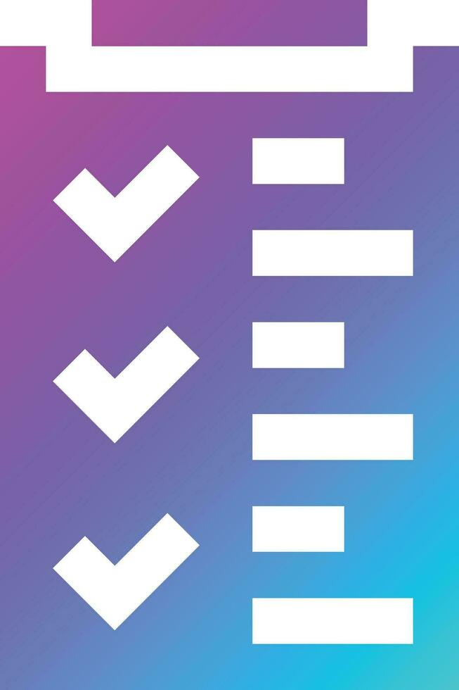 Checklist Vector Icon Design Illustration
