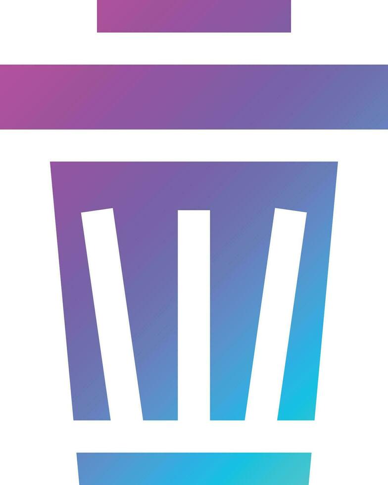Bin Vector Icon Design Illustration