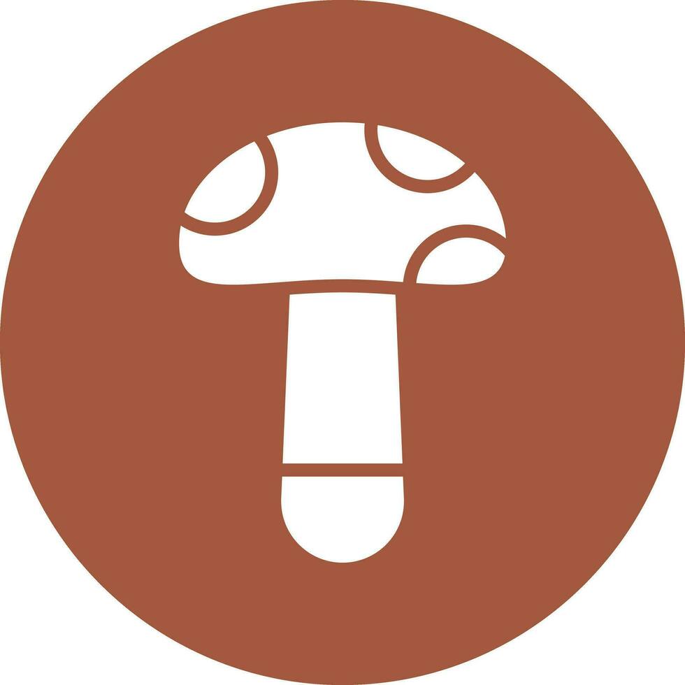 Mushroom Vector Icon Design Illustration
