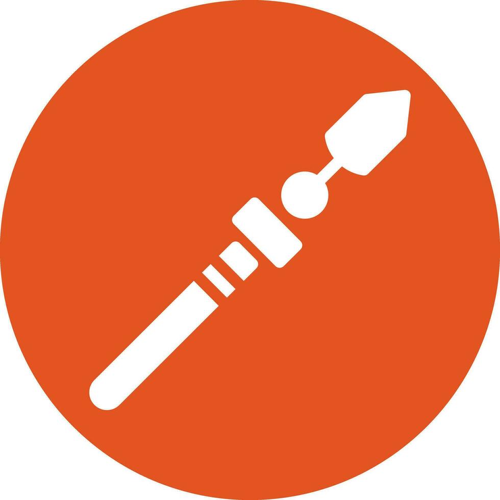 Lance Vector Icon Design Illustration