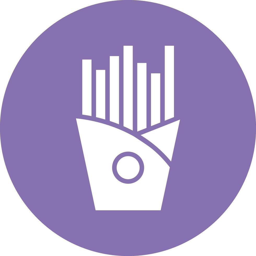 French fries Vector Icon Design Illustration