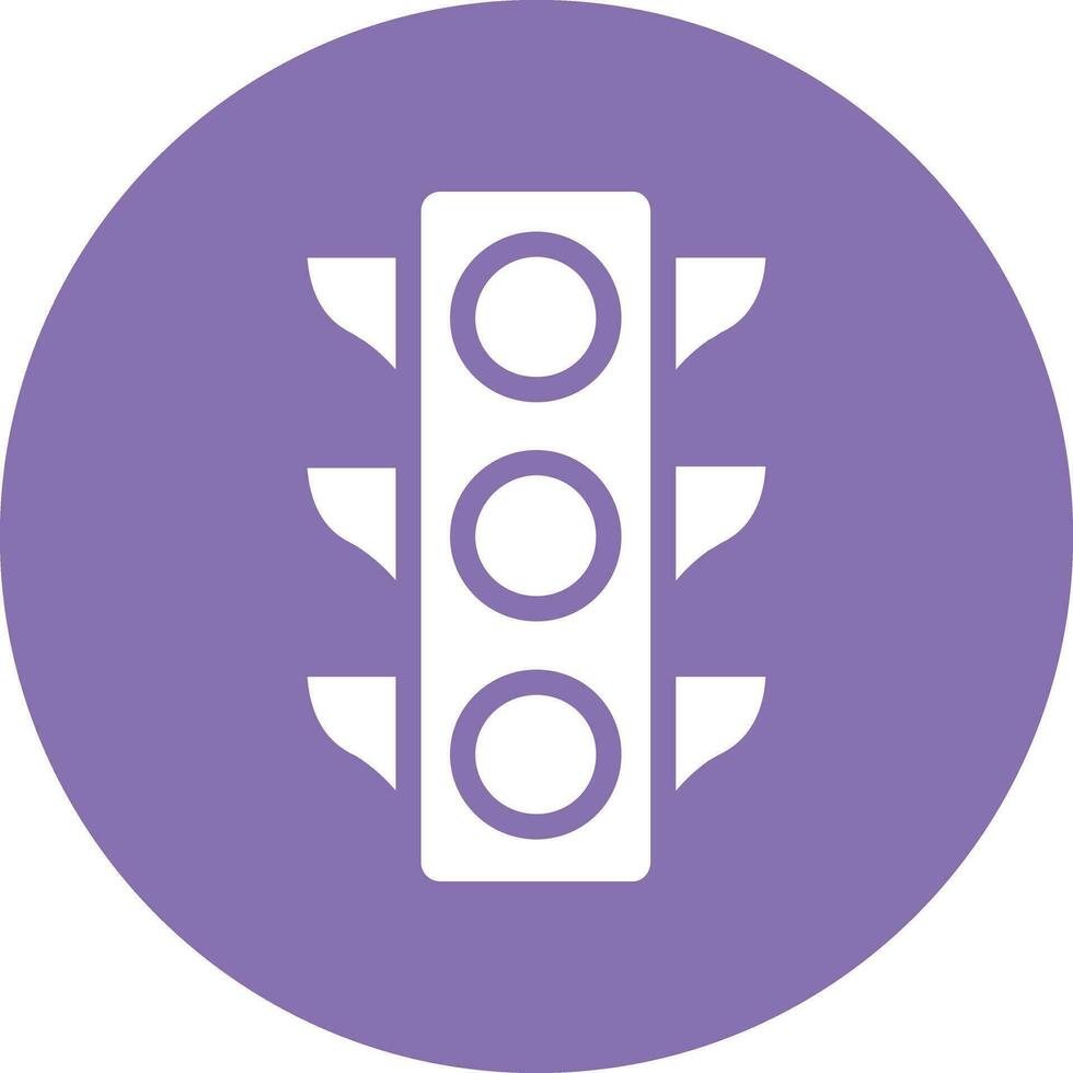 Traffic light Vector Icon Design Illustration