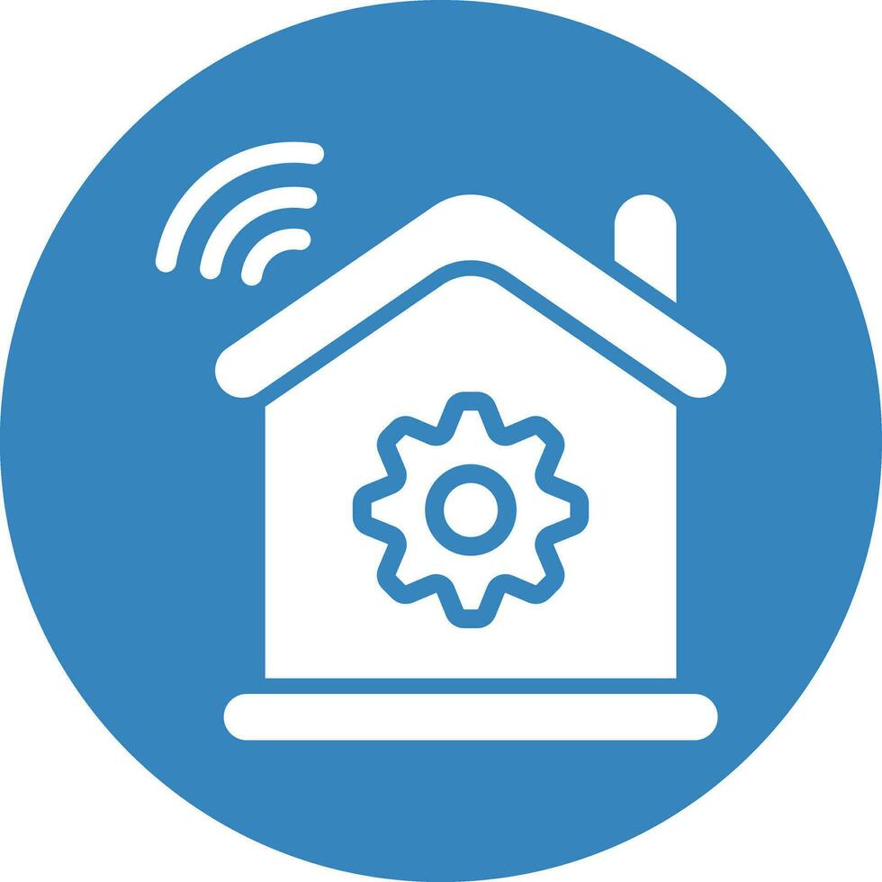 Smart Home Vector Icon Design Illustration