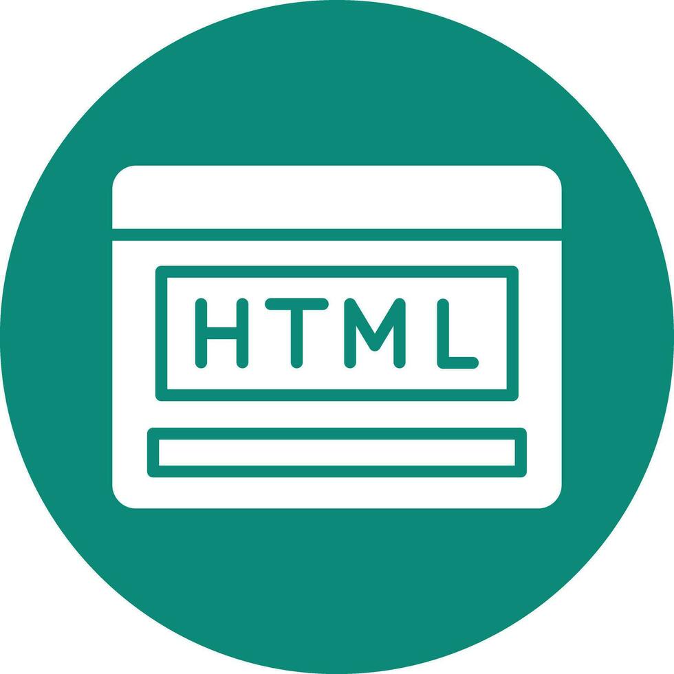 Html Vector Icon Design Illustration
