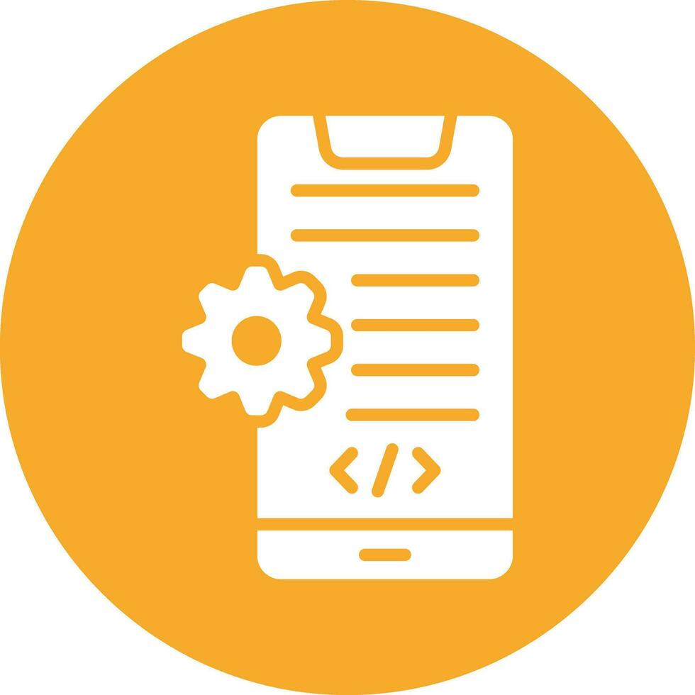 App Development Vector Icon Design Illustration
