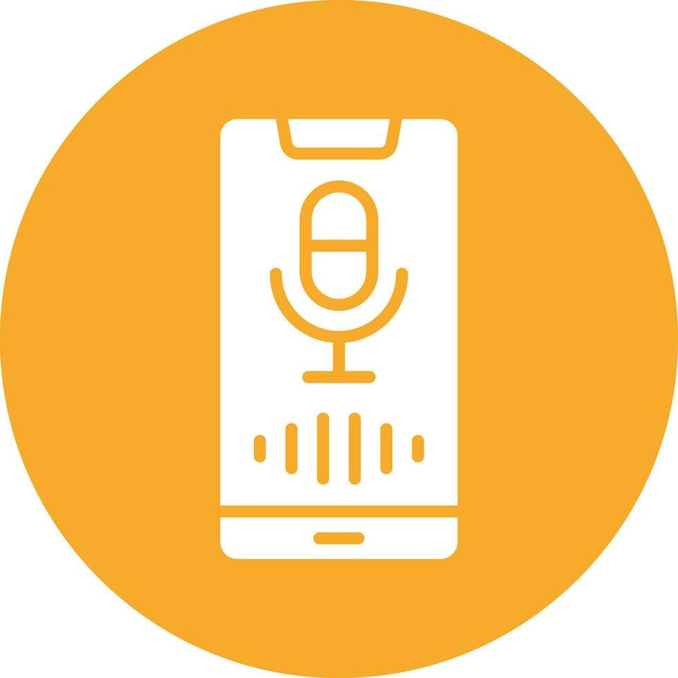 Voice Assistant Vector Icon Design Illustration