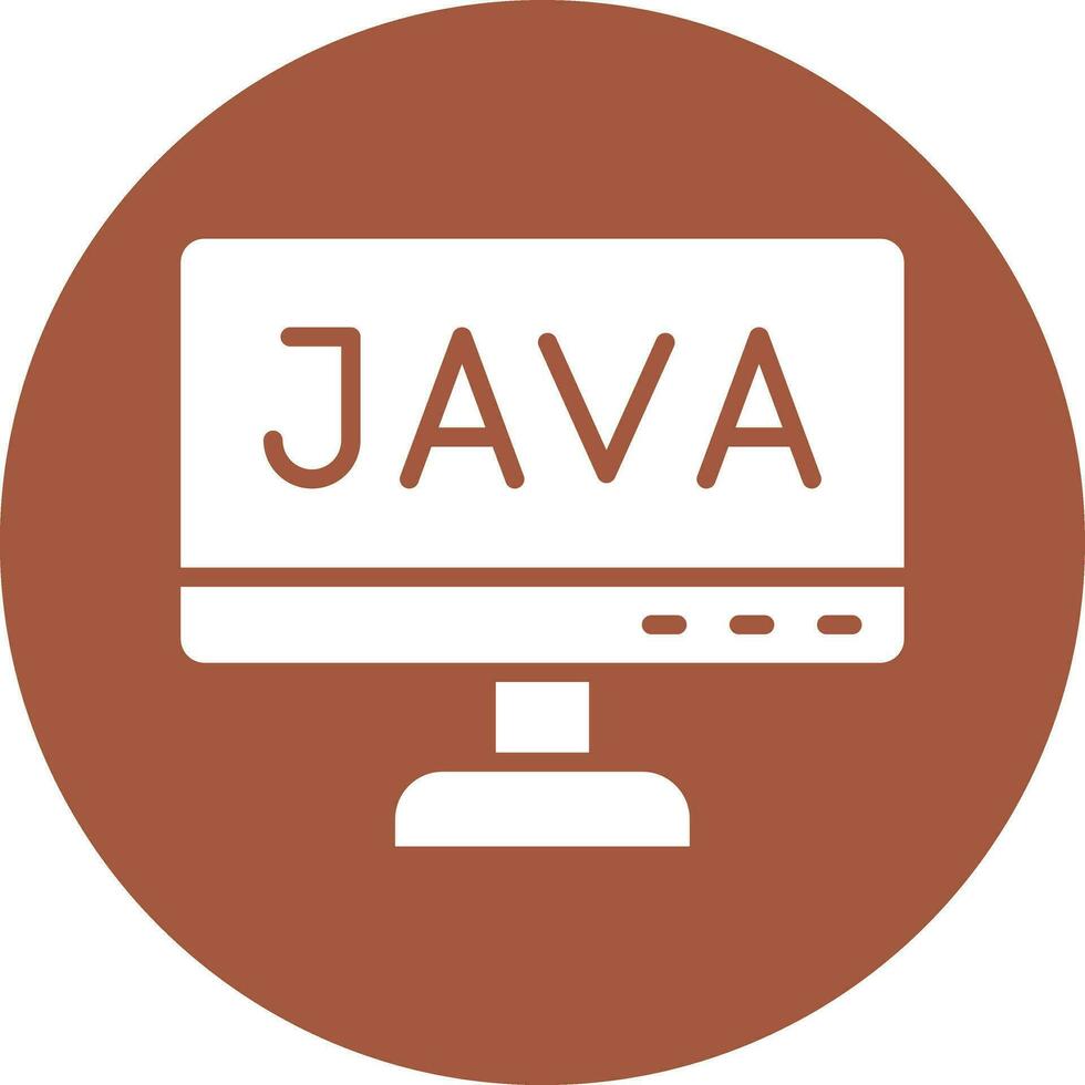 Java Vector Icon Design Illustration