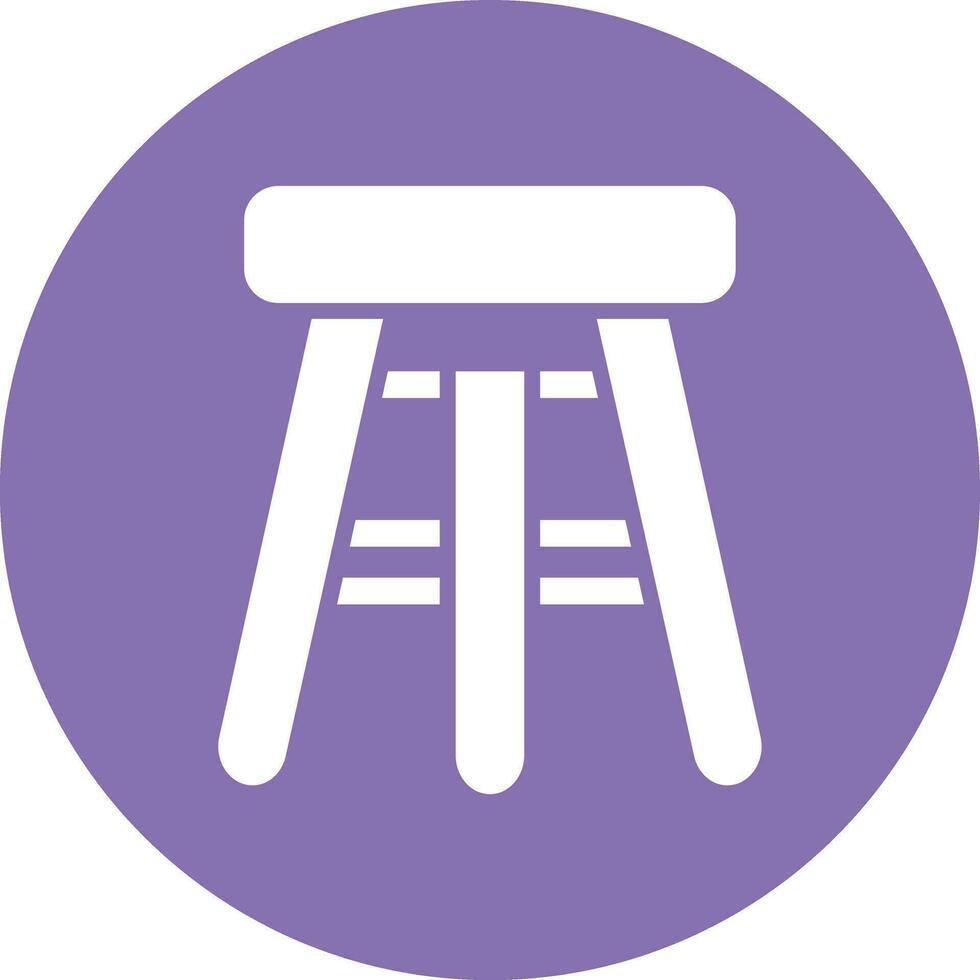Bar Stool Vector Icon Design Illustration