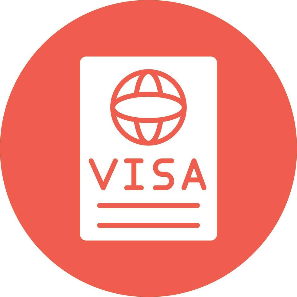 Visa Vector Icon Design Illustration