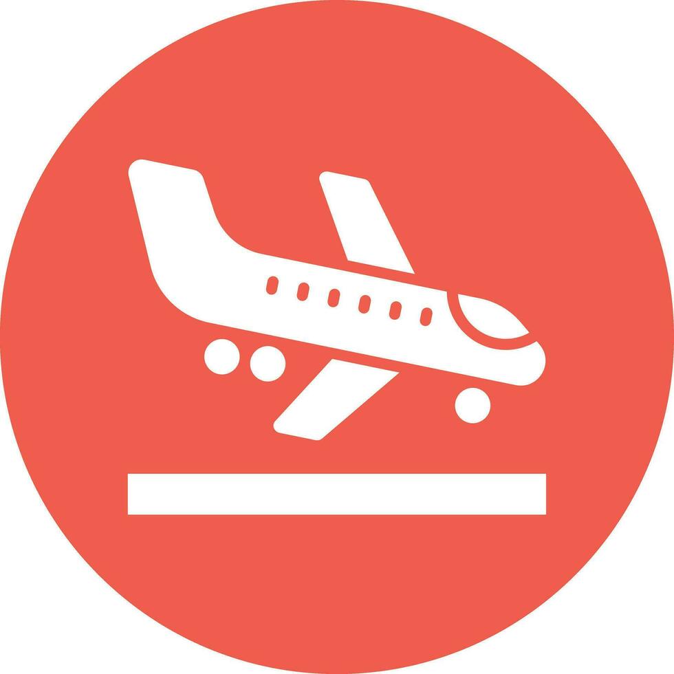 Landing Vector Icon Design Illustration
