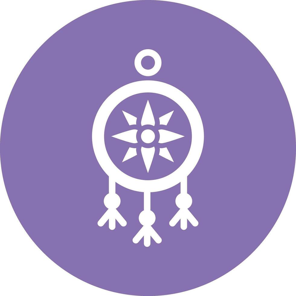 Dreamcatcher Vector Icon Design Illustration