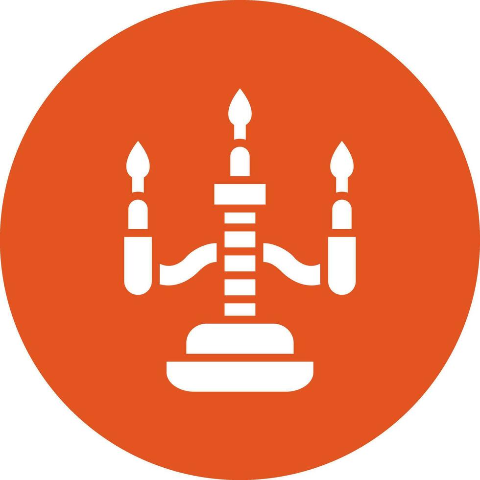 Candle Vector Icon Design Illustration