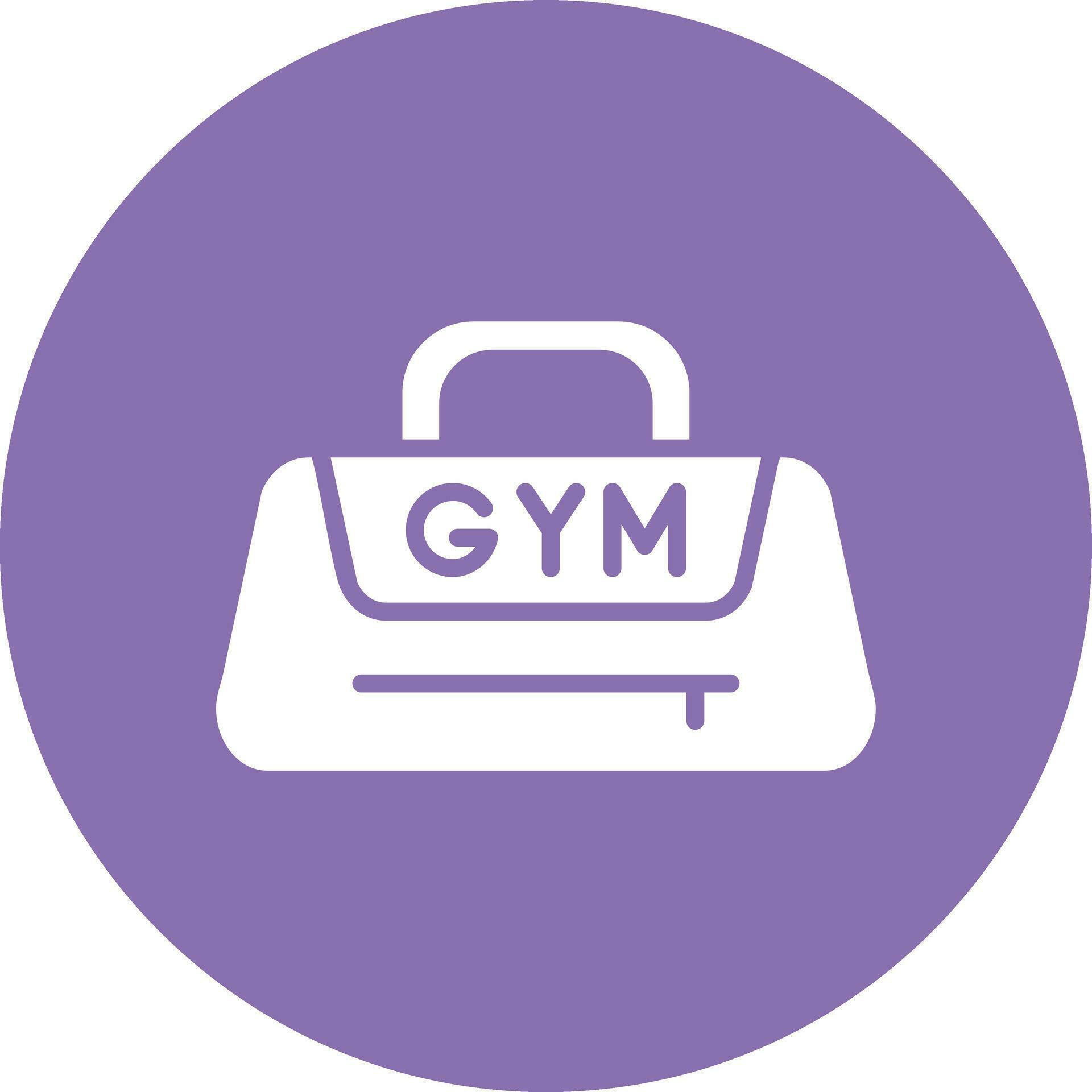 Gym Bag Vector Icon Design Illustration 33869057 Vector Art at Vecteezy