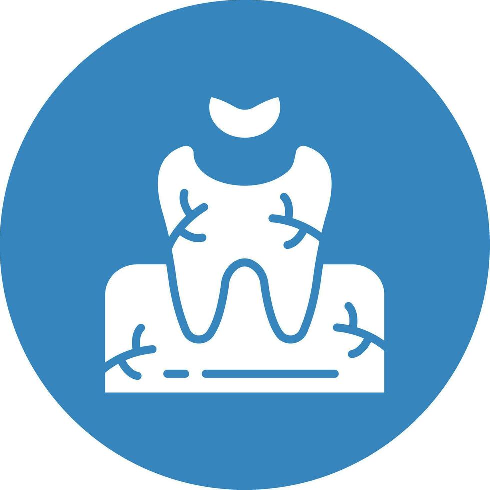 Dental Filling Vector Icon Design Illustration