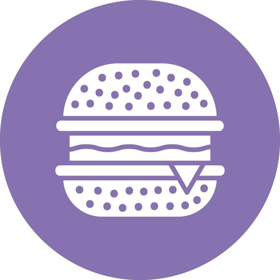 hamburguesa vector icono diseño ilustración