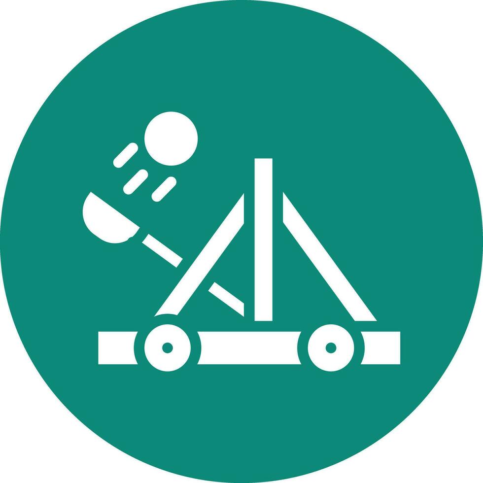 Catapult Vector Icon Design Illustration