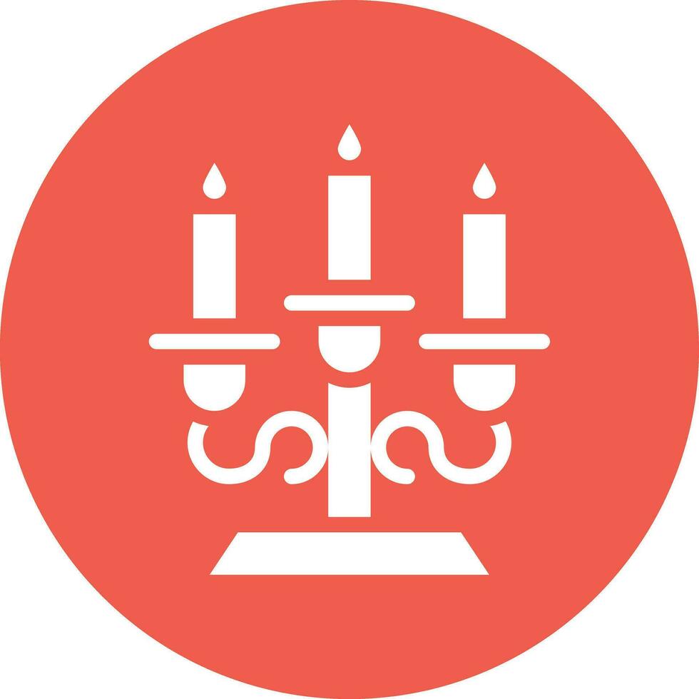 Candlestick Vector Icon Design Illustration
