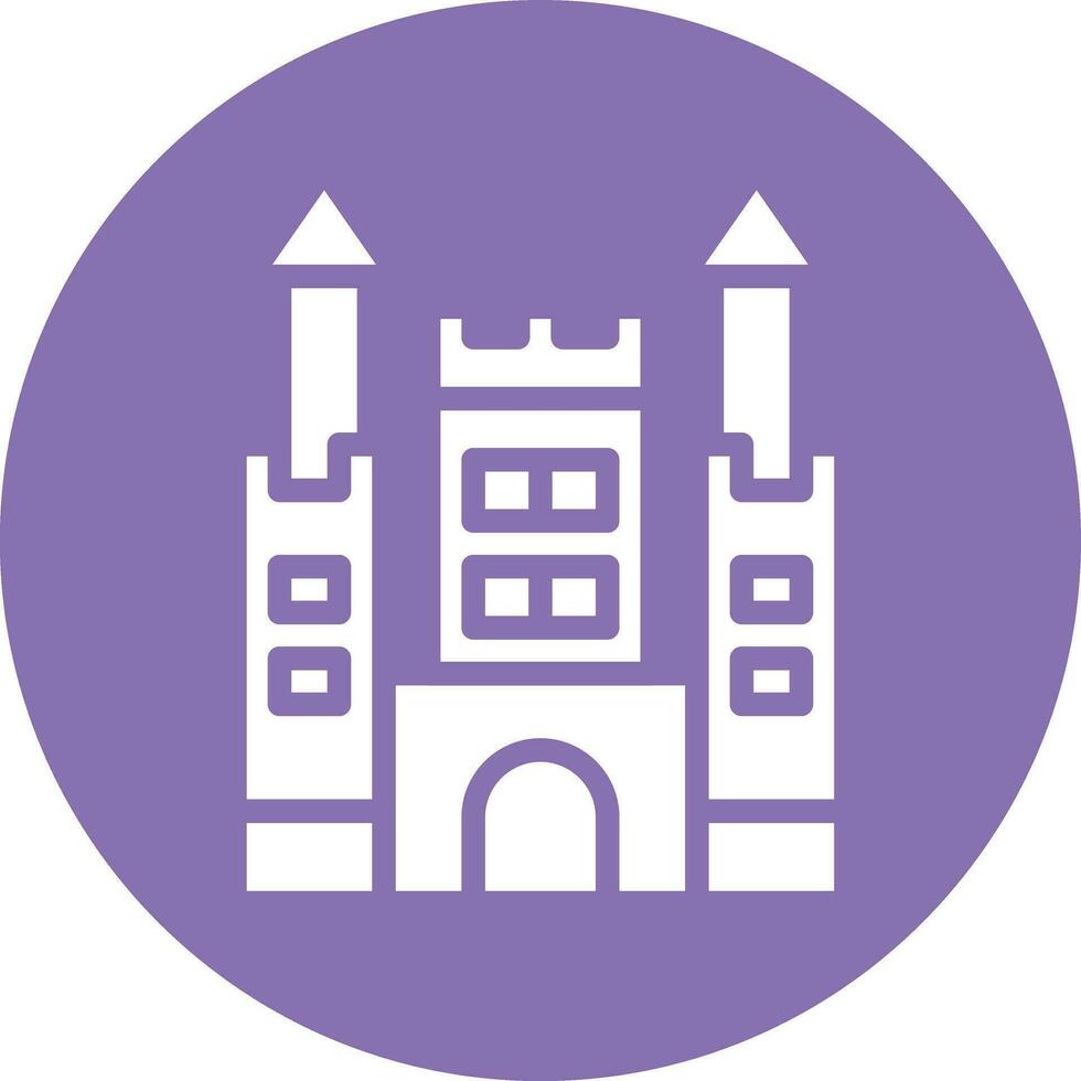 Castle Vector Icon Design Illustration